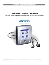 Archos XS200 - Gmini 20 GB Digital Player Handleiding