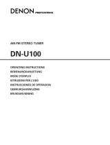 Denon DN-U100 Handleiding