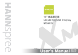 Hannspree 19" Liquid Crystal Display Monitor XM Handleiding