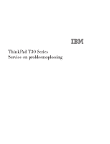 IBM THINKPAD T30Series Handleiding