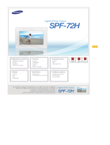 Samsung SPF-72H Handleiding