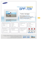 Samsung SPF-72V Handleiding
