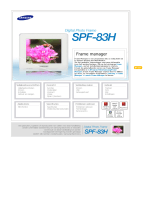 Samsung SPF-83H Handleiding