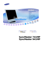 Samsung syncmaster 741 mp Handleiding