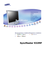 Samsung syncmaster 932 mp Handleiding