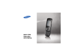 Samsung SGH-J750 Handleiding