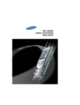 Samsung SGH-D410 Handleiding