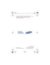 Samsung SGH-D500B Handleiding