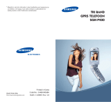 Samsung SGH-P400 Handleiding