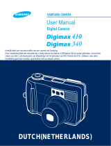Samsung Digimax 410 Handleiding