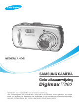 Samsung Digimax V800 Handleiding