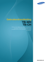 Samsung TB-WH Handleiding