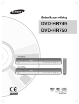 Samsung DVD-HR750 Handleiding