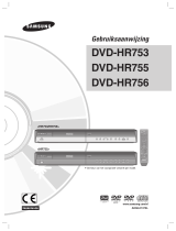 Samsung DVD-HR753 Handleiding