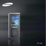 Samsung YP-Z5QW/ELS Handleiding