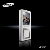 Samsung YP-Z5FQB/XAP Handleiding