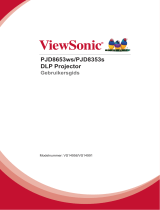 ViewSonic PJD8653ws Gebruikershandleiding