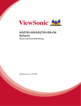 ViewSonic XG2703-GS Gebruikershandleiding