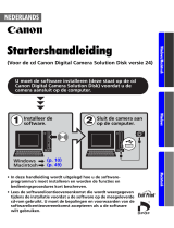 Canon Powershot S2 IS - software startersgids Handleiding