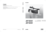 Canon XF305 Handleiding