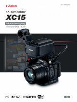 Canon XC15 Handleiding