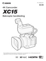 Canon XC15 Handleiding