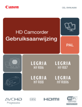 Canon LEGRIA HF R86 Handleiding