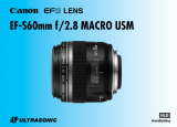 Canon EF-S 60mm f/2.8 Macro USM Handleiding
