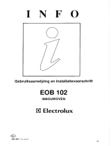 Electrolux eob 102 b Handleiding