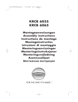KitchenAid KRCB 6035 Installatie gids