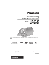 Panasonic HC-V100 de handleiding