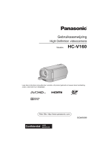 Panasonic HCV160EG Handleiding