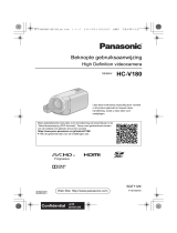 Panasonic HCV180EG Handleiding