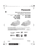 Panasonic HC-V550M de handleiding