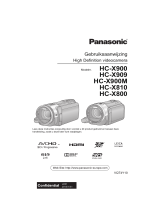 Panasonic HC-X810 de handleiding