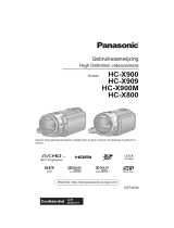 Panasonic HC-X800 de handleiding
