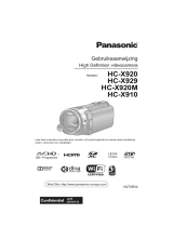 Panasonic HC-X910 de handleiding
