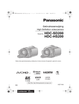 Panasonic hdc sd200 full hd sd sdhc camcorder black de handleiding