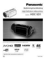 Panasonic HDCSD1 Handleiding