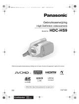 Panasonic HDCHS9 de handleiding