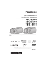 Panasonic HDC-HS900 de handleiding