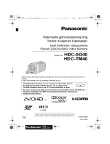 Panasonic HDC-SD40 de handleiding