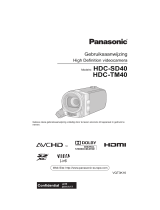 Panasonic HDCTM40EG Handleiding