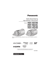 Panasonic HDCSD707 de handleiding