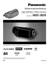 Panasonic hdc sd5 full hd camcorder de handleiding