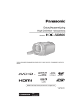 Panasonic HDC-SD800 de handleiding