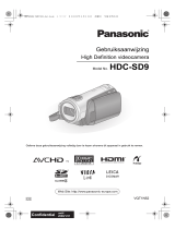 Panasonic hdc sd9e s de handleiding