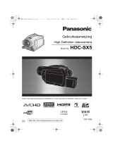 Panasonic HDCSX5 de handleiding