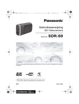 Panasonic SDRS9 de handleiding