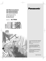 Panasonic sc pm 29 de handleiding